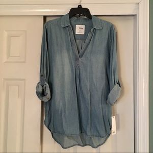 NWT Sonoma Chambray Shirt